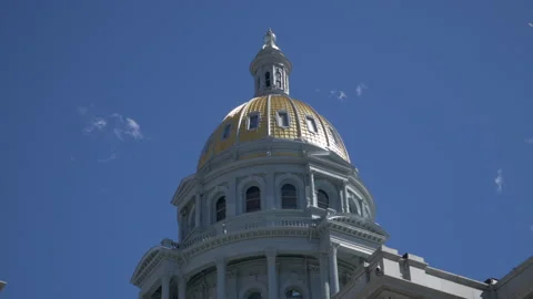 Colorado State Capitol Dome Stock Footage 234192963