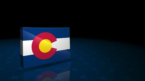 Colorado State Election Background 03 Stock Footage 125084019