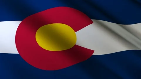 Colorado State Flag Stock Footage 276104831