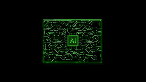 Colorado State Map AI Chipset Technology Opener Video stock 337092899