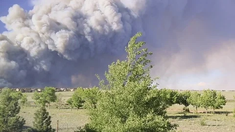 Colorado Wildfires Stock Footage 79799994