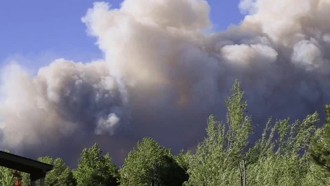 Colorado Wildfires Stock Footage 79800511