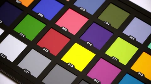 ColorChecker Color Rendition Chart for p... | Stock Video | Pond5