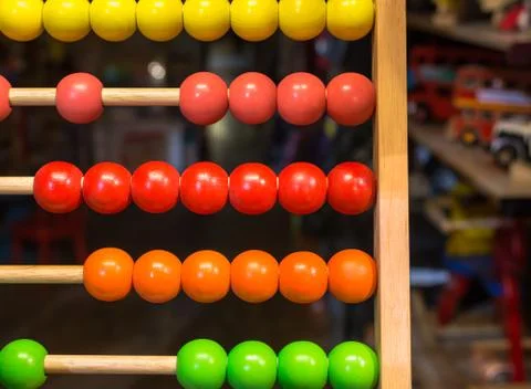 Colored abacus Stock Photos