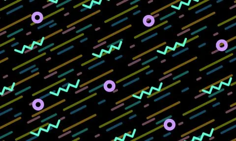 Colored abstract background 80s style Stock Illustration
