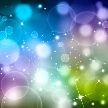 Colored abstract  background bokeh Stock Illustration
