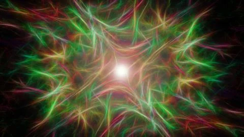 Colored abstract background with a mess of colors Stock Illustration