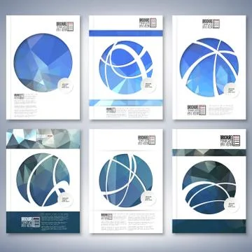 Colored abstract background, triangle design. Brochure, flyer or report for Stock Illustration