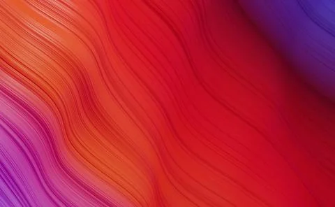 Colored abstract background. wave 3D. Stock Illustration