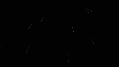 Colored abstract  explosion animation 3D ocean particles 4k. Stock Footage 219215794