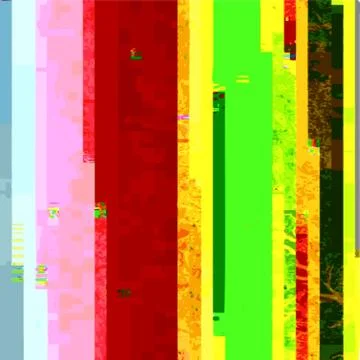Colored abstract glitch art design background. Illustrazione stock