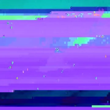 Colored abstract glitch art design background Stock Illustration