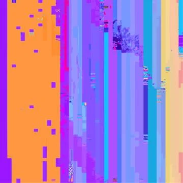 Colored abstract glitch art design background Stock Illustration