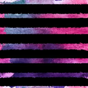 Colored Abstract Hand Painted Watercolor Background Seamless Pattern. Vector Stock Illustration
