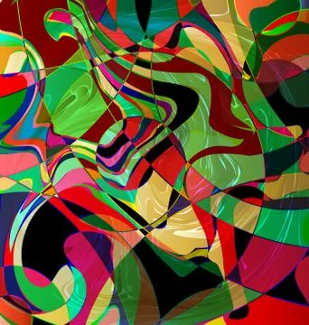 Colored abstract image Stock Illustration
