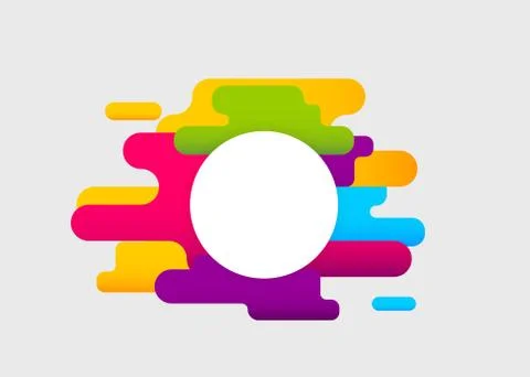 Colored abstract modern background Stock Illustration