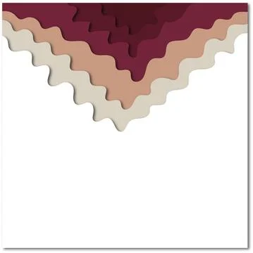 Colored abstract paper. Design concept.Vector. Background template for banner Stock Illustration