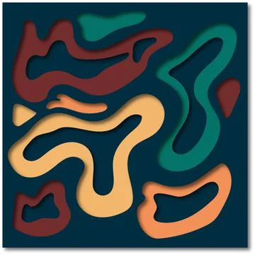 Colored abstract paper. Design concept.Vector. Background template for banner Stock Illustration