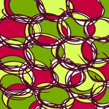 Colored abstract pattern graffiti Stock Illustration