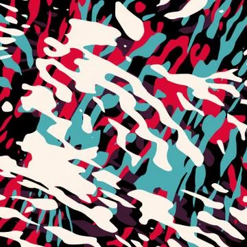 Colored abstract pattern graffiti Illustrazione stock