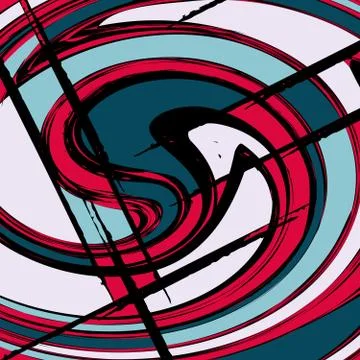 Colored abstract pattern graffiti Stock Illustration