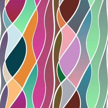 Colored abstract seamless background on vector art. Stock Illustration