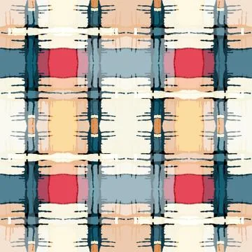 Colored abstract seamless pattern in graffiti style. Quality vector illustrat Stock-Illustration