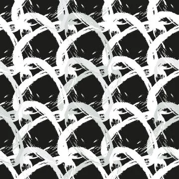 Colored abstract seamless pattern in graffiti style. Quality vector illustrat Stock-Illustration