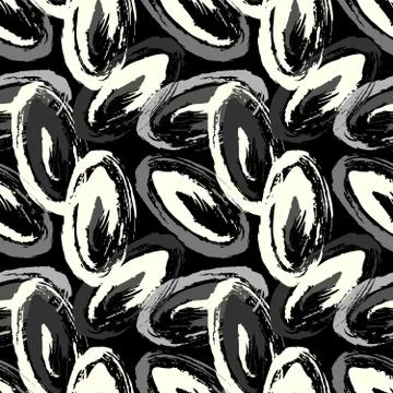 Colored abstract seamless pattern in graffiti style. Quality vector illustrat Stock Illustration