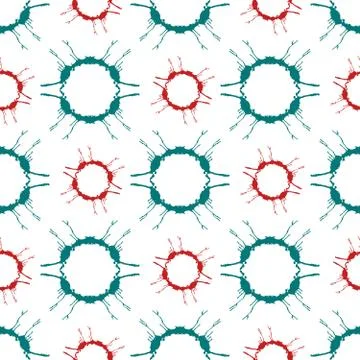 Colored abstract seamless pattern in graffiti style. Quality vector illustrat Stock Illustration