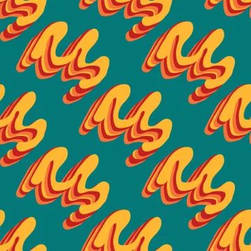 Colored abstract seamless pattern Stock Illustration