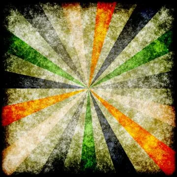 Colored abstract segments Stock Illustration