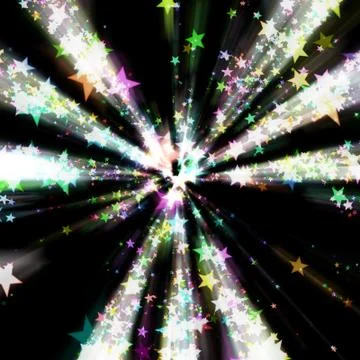 Colored abstract segments Stock Illustration