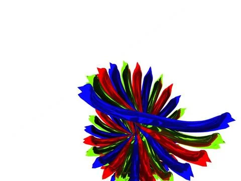 Colored abstract shape. 3d figure colored abstract shape. 3d figure Copyri... Stock Photos