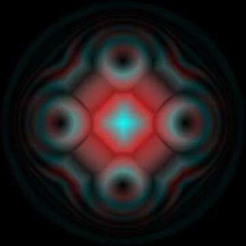 Colored Abstract Shape Stock Illustration