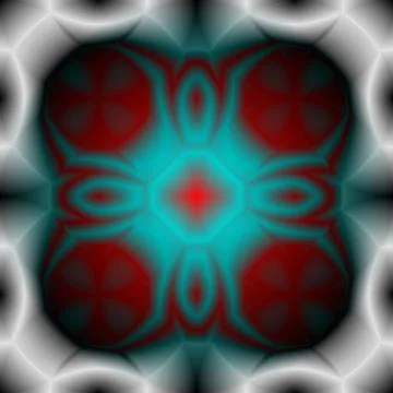 Colored Abstract Shape Stock Illustration