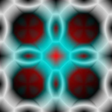 Colored Abstract Shape Stock Illustration