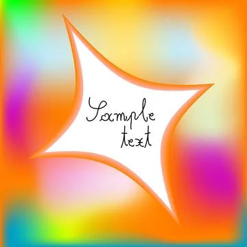 Colored abstract template colored abstract template, vector art illustrati... Stock Photos