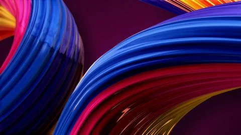 Colored abstraction Stock Illustration