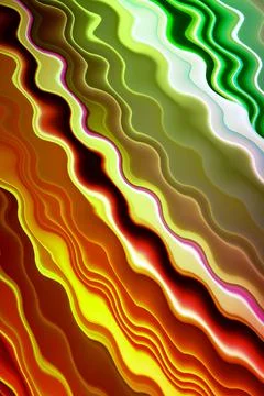 Colored abstraction on a light background. Delicate lines. Stock Illustration