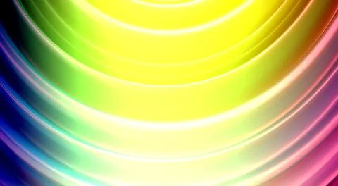 Colored abstraction on a light background. Delicate lines. Stock Illustration