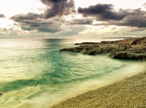 Colored adriatic Stock Photos