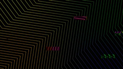 Colored animated background. Animated background. Animated background of lines Stock Footage 196801999