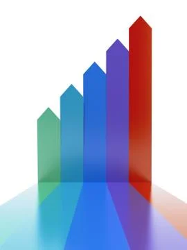 Colored arrows イラスト素材