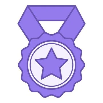 Colored Award Icon. Vector Icon. Best Brand, Best Reputation. Business and .. Stock Illustration