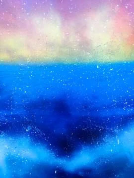 Colored background. The board is covered with colored paints. Stock Photos