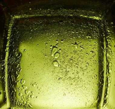 Colored background with bubbles, microscopic drops of oil on abstract background Foto stock