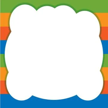 Colored background with cloud Stock Illustration