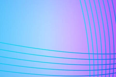 Colored background with flying waves geometric lines. Stock Photos