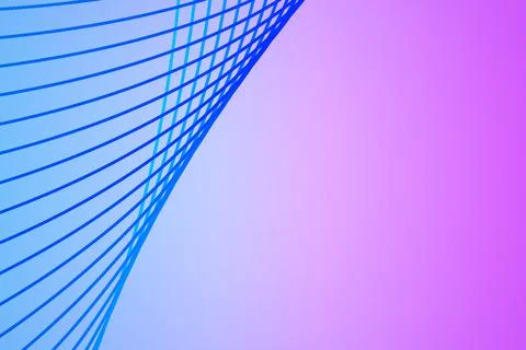 Colored background with flying waves geometric lines. Stock Photos